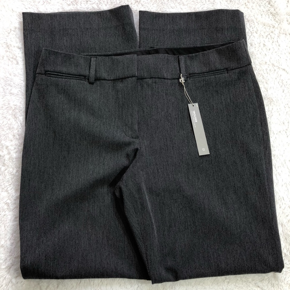 Loft Grey Texture Pattern Trouser - Picture 2 of 9